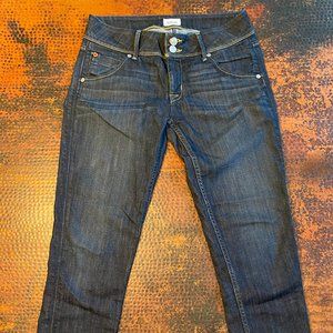 Hudson Collin Flap Skinny Crop Jeans 27 COLU